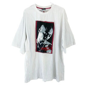 Makaveli Branded Mens White T Shirt Size XXXL Short Sleeve Pullover Crew Neck